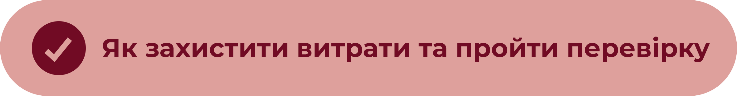 Як захистити витрати та пройти перевірку
